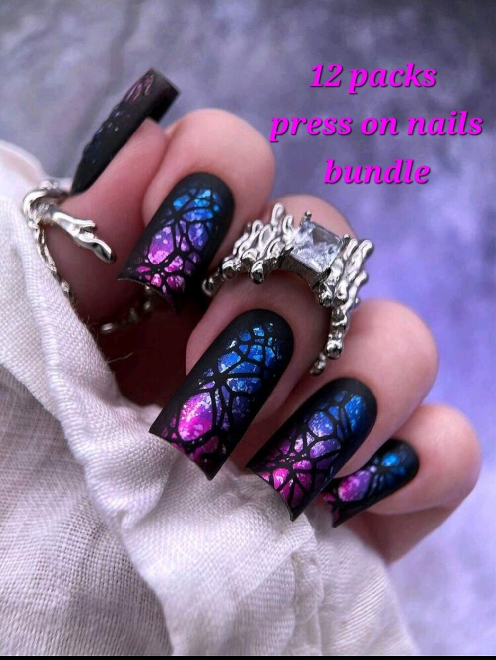 12 Packs Press On Nails Bundle NEW